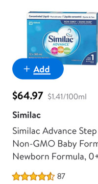  Similac Advanced Step 1 ($45 each) + $1000’s free baby items!!