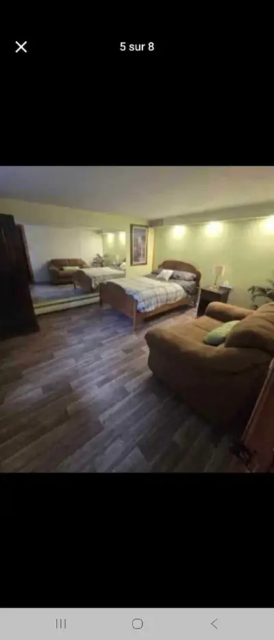 Pour travailleurs de l'extérieur, location 31 jours et plus (payable à la semaine pour accomodement...