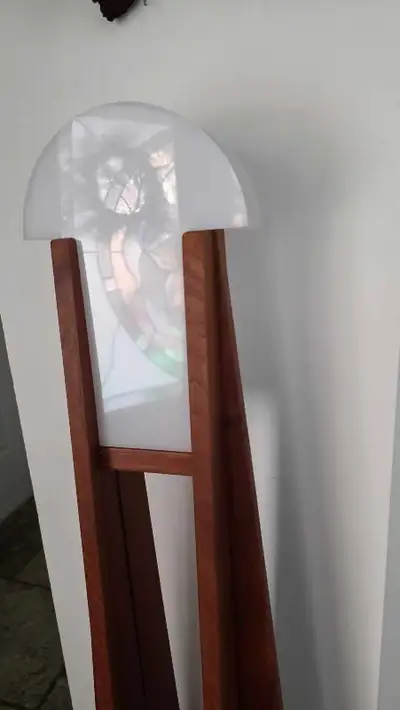 MCM vintage Teak floor lamp, View more