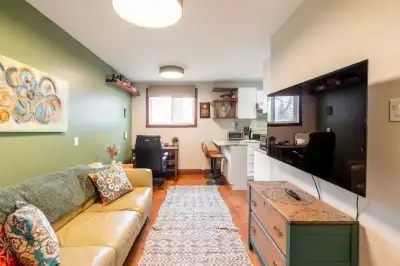 Fully furnished, move-in ready modern apartment available July 4. Located in a peaceful, family-frie...