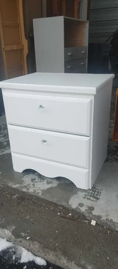 Nightstand one white, View more