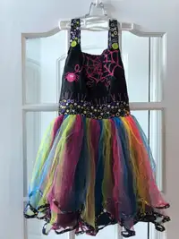 Déguisement halloween robe de sorcière à crinoline 10-12 ans