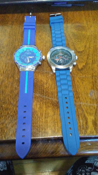 2 Atlas mens Watch Blue and Silver Color