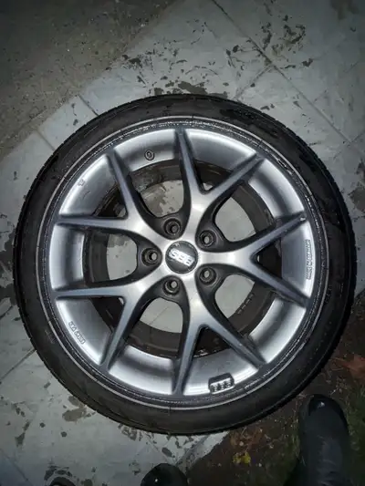 650$ OBO Rims: Real BBS, 17” size, bolt pattern 5x120 Brand new 225/45/17