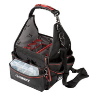 Husky 10-inch Electrician Tool Bag with Driver Wall - BRAND NEW