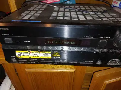 It features 4 HDMI 1.3a inputs, 7.1 channel surround sound, 90 watts per channel (8 ohms), and Dolby...