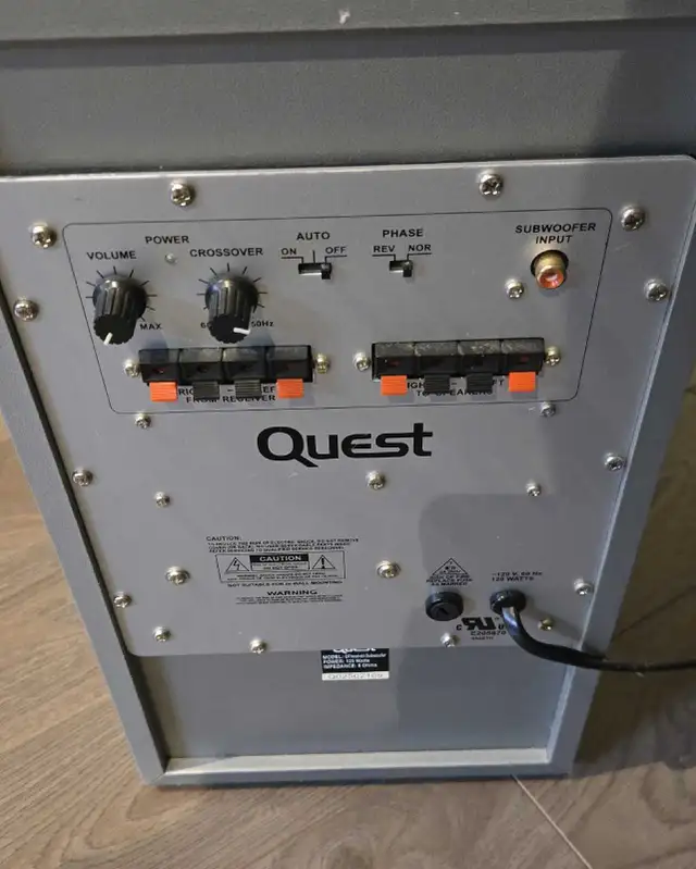 Quest Home theatre Speaker system in Stereo Systems & Home Theatre in Markham / York Region - Image 5
