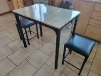 FAUX MARBLE KITCHEN TABLE FOR SALE