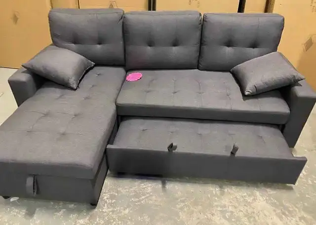 MUST GO ASAP ! Pullout Sleeper Couch With Storage- Free Delivery628632695633941218
