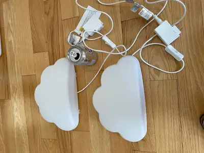 2 Brand new, assembled, but never installed Upplyst Wall Lamps. They sell for $19.99 each plus tax a...