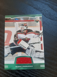 Manny Fernandez  2002-03 In the Game Be A Player #FE-042 Jersey