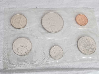 1981 Canadian Proof Like Coins Set, Unciculated sets