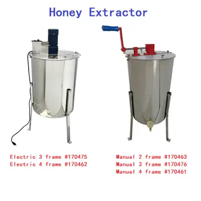 Manual 2/3/4 Frame Electric 3/4 Frame Honey Extractor Bee 170461, View more
