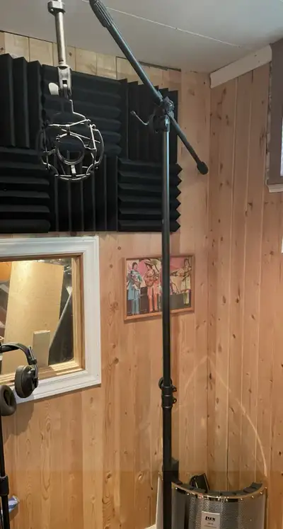 Tripod microphone stand boom, View more