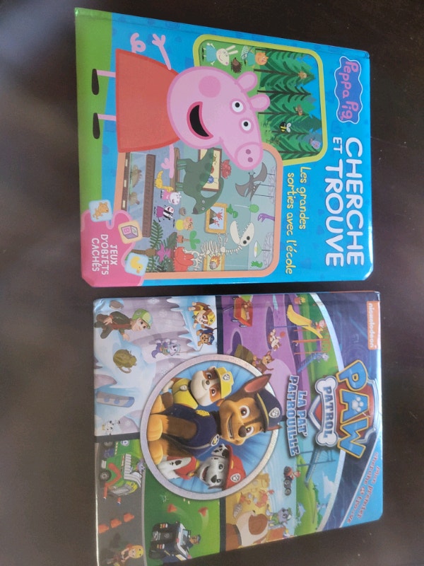 Livres cherche et trouve 5 chacun/pat patrouille et peppa pig Autre
