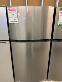 NEUF Réfrigérateur frigidaire Stainless Steel Top freezer 28"