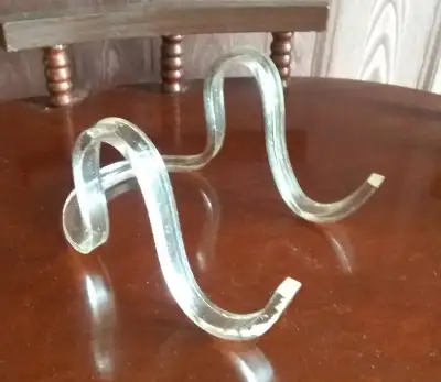 Clear acrylic picture supports, View more
