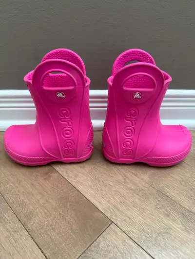 NEGO! Crocs bottes filles enfant 6 girls kids boots rose pink, View more