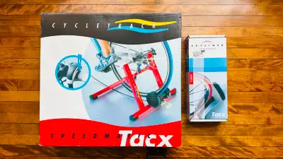 [TACX] T1810 Bike Trainer + T1690 Skyliner (+ Boxes & Manuals) ✅ Indoor Cycling Trainer – TACX T1810...