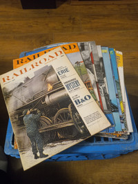 Vintage Model Railroad Magazines 1949-75 Lot of 14 HTF Rare