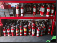 New fire extinguishers $35 tagged & certified