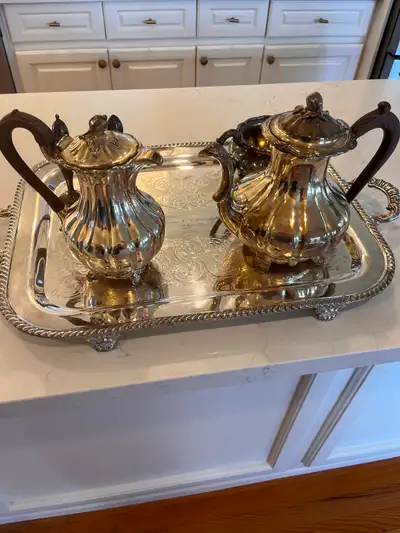 Silver Plated  Antique set, View more