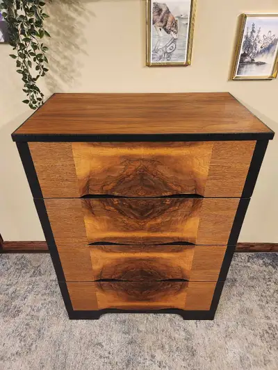 Vintage Walnut Dresser - Art Deco/ MCM, View more