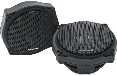 Rockford Fosgate TMS6SG 6-1/2" full-range fairing speakers for 1998-2013 Harley-Davidson® Street Gli...