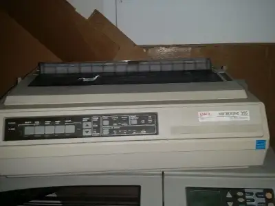 Okidata Microline 395 24-PIN Dot-Matrix Impact Printer $250 also, View more