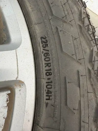 These are off a 2018 Chevy Equinox. The come on Chevy rims balanced. They are Nomad Grapplers...they...