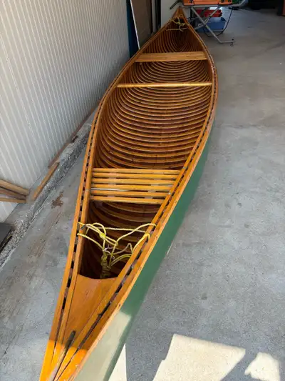 Vintage chestnut canoe. This canoe was a special order in the 70s from Chestnut canoe in Fredericton...
