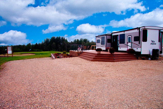 STUNNING RV LOT FOR RENT ON DORCHESTER GOLF COURSE in Land for Sale in St. Albert