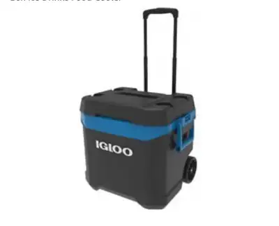 Igloo MaxCold 120 Hrs 62 Qt 98 Cans Wheeled Insulated Cooler, View more