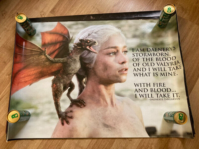 GAME OF THRONES 2014 HBO Exclusive Original Posters Lot of 5 in Arts & Collectibles in Oakville / Halton Region