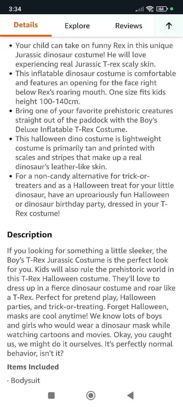 Funny Inflatable Dinosaur Costume for Adult and Kids,Blow Up Din62863257710467122
