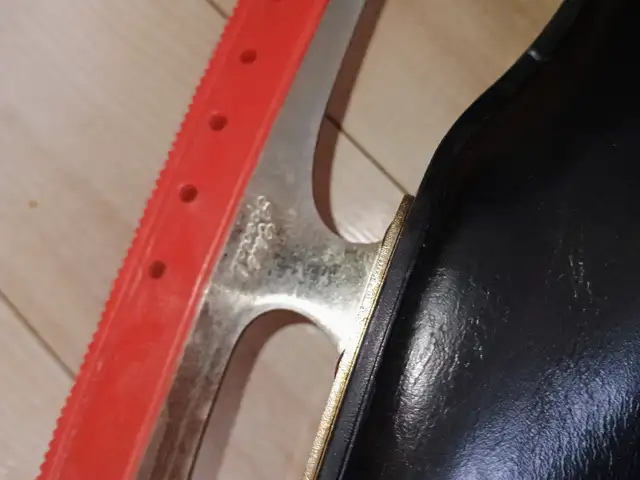 Black figure skates, women's size 10, men's 7.5 in Skates & Blades in City of Toronto - Image 3