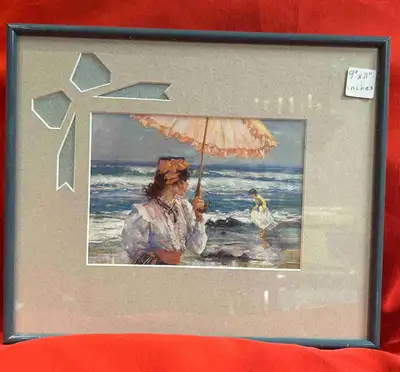 Vintage Beach Print, View more