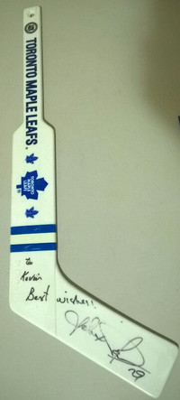 FELIX POTVIN Signed Toronto Maple Leafs Goalie Hockey Stick