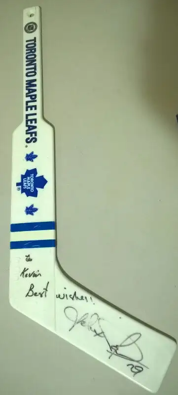 FELIX POTVIN Signed Toronto Maple Leafs Goalie Hockey Stick, View more