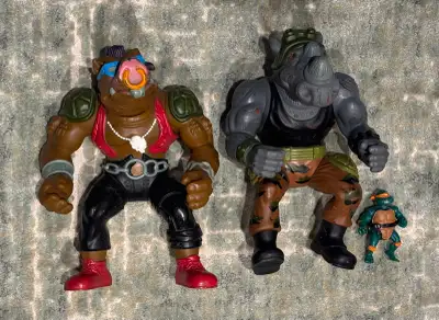 Teenage Mutant Ninja Turtles Bebop Rocksteady Figures, View more