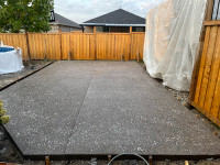 Concrete driveways, patios, & floors