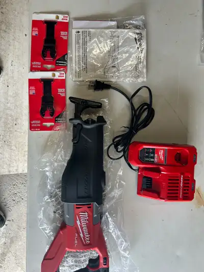 new - Milwaukee Super Sawzall and new Rapid charger for M12&M18, View more