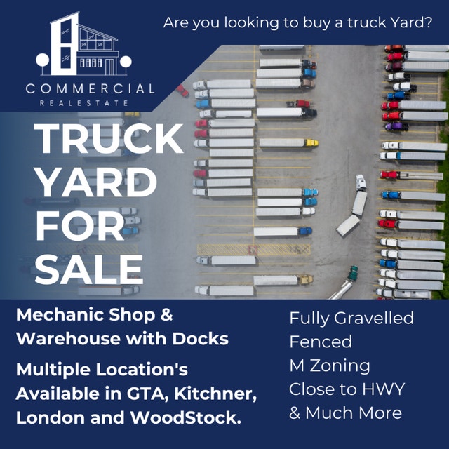 Truck Yard For Sale on HWY 403 OAKVILLE Commercial & Office Space for