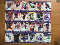 1991-92 Kellogg's Score Hockey 24 Card Set Complete