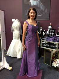 Dress & Matching Shall - Purple - Size 6 - 5’4”- 133 lbs -  $100
