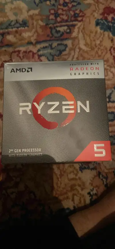 AMD Ryzen 5 3400G 3.7GHz Quad-Core CPU, View more