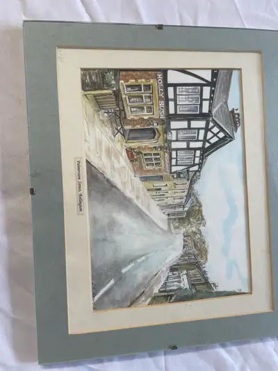 Framed Watercolour Painting, View more