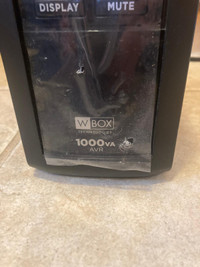 W Box 0E-1000V9RD Battery Backup Surge Protector- SAVE $100!!