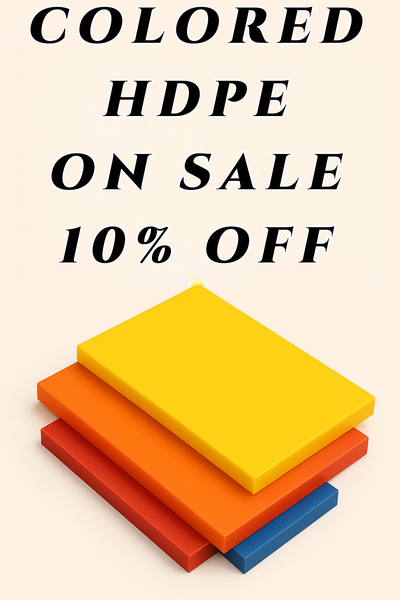 Colored HDPE Sheets – ON SALE, View more