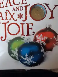 2015- Peace &Joy Coin Set with $1 Snowflake coin